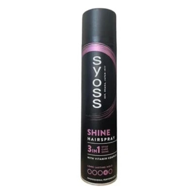 Abbildung von 6x Syoss Haarspray Shine &amp; Hold 400ml