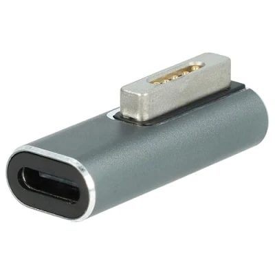 Abbildung von vhbw Adapter USB Typ C auf MagSafe 2 kompatibel mit Apple MacBook Pro (Retina, 15&quot;, 2012 2015) Notebook, Laptop 3 x 1,2 0,7 cm, min. 20 W