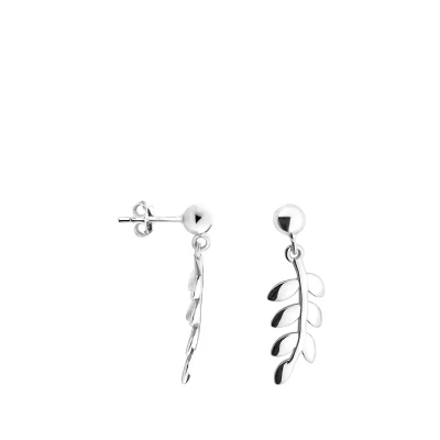Abbildung von SOFIA MILANI Damen Ohrringe 925 Silber Blatt Ohrstecker 21080