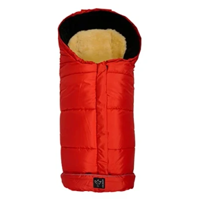 Abbildung von Kaiser Fußsack Sheepy mit Lammfelleinlage Kinderwagen