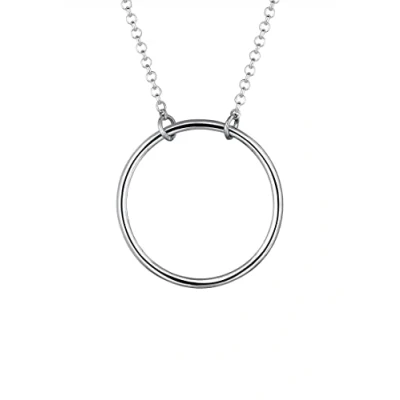 Abbildung von Elli Halskette Damen Kreis Geo Minimal in 925 Sterling Silber vergoldet