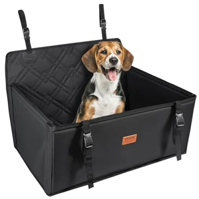 Abbildung von VEVOR Hunde Autositz Rücksitz Rückbank Hundesitz Auto 75x58x50cm Schwarz