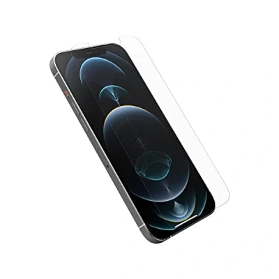 Abbildung von OtterBox Alpha Glass Displayschutz für iPhone 12 Pro Max, gehärtetes Glas, x2 Kratzschutz