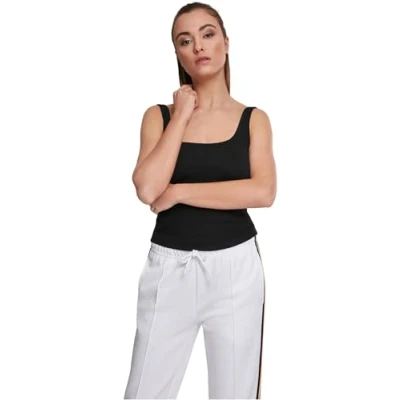 Abbildung von Urban Classics WIDE NECK Top, Damen, Größe: Medium, Black