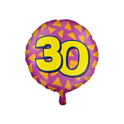 Abbildung von Heliumballon 30 Jahre Party 45 cm