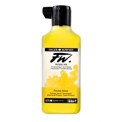 Abbildung von FW Tinte 180 ml PROCESS Gelb