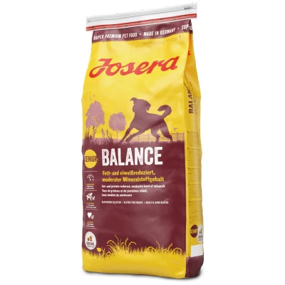Abbildung von Josera Balance 1 x 900g Hundetrockenfutter fett und eiweißreduziertes Hundefutter für Senioren glutenfrei Super Premium Trockenfutter ältere Hunde 1er Pack