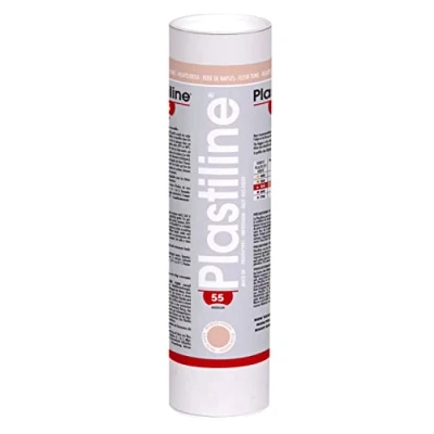 Abbildung von J. Herbin 1255T Plastiline, 1kg, Härtegrad 55, ideal zum Modellieren, 100% wiederverwendbar, Neapelrosa