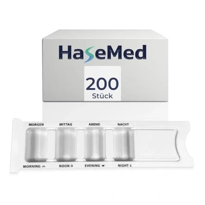 Abbildung von Hasemed Medikamentendispenser 4 Fächer, für 1 Tag 200 St