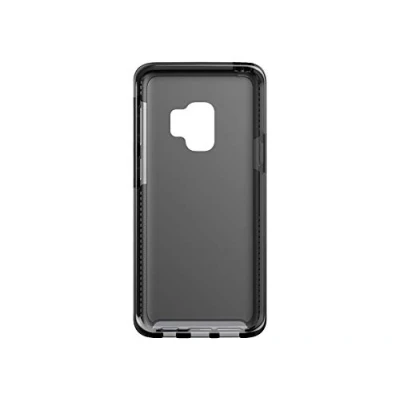 Abbildung von tech21 Evo Luxe Faux Leather Schutzhülle für Samsung Galaxy S9 Schwarzes Leder