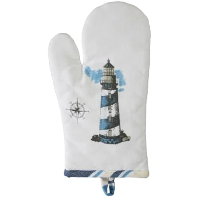 Abbildung von Sea Club Ofenhandschuh Leuchtturm Küche Baumwolle Maritime Dekoration