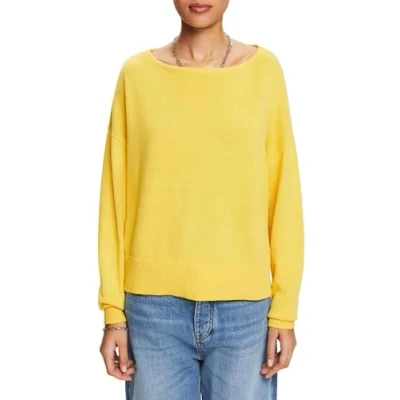 Abbildung von Esprit Strickpullover, Damen, Größe: Medium, Sunflower yellow