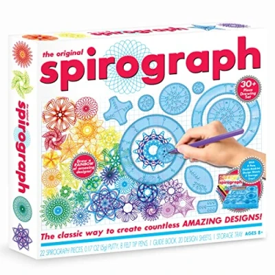 Abbildung von Spirograph Set mit Filzstiften