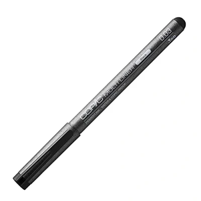 Abbildung von COPIC Multiliner 0,03 mm, Black, Fineliner mit einer feinen Spitze und wasserbeständiger Pigmenttinte