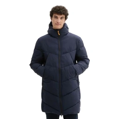 Abbildung von TOM Tailor Denim Parka, Herren, Größe: Medium, Sky captain blue