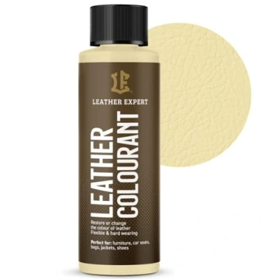 Abbildung von Sehr Deckend Wasser Lederfarbe Buttermilch 50 ml Leather Paint für Natur und ÖkoLeder Dye Ohne Alkohol alle Lederaccessoires Reißt oder Blättert Nicht ab