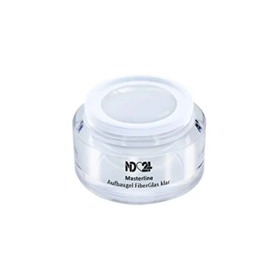 Abbildung von Masterline Fiberglas Aufbaugel Klar Strong Uv/Led Studio Qualität Made In Germany 5ml