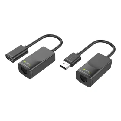 Abbildung von Techly 103199 USB Extender auf Cat.5E/6 Kabel, 60 m