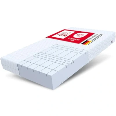 Abbildung von FDM Pearl Matratze 80x200 cm Kaltschaummatratze Höhe 20 Härtegrad H4 7 Liegezonen Öko Tex Allergikergeeignet Bezug Waschbar HR Schaum
