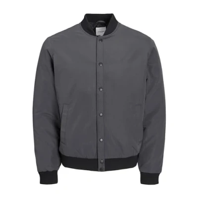 Abbildung von Jack &amp; Jones Warrior College Unisex Bomberjacke, Herren, Größe: Medium, Asphalt