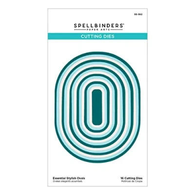 Abbildung von Spellbinders Essential Stylish Ovals Etched Dies (S5 562)