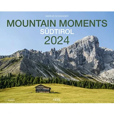 Abbildung von Mountain Moments Südtirol Kalender 2024: 12 stimmungsvolle Fotos der Dolomiten und Südtirols. Wandkalender Berge