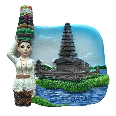 Abbildung von wedaredai Bali Indonesien 3D Kühlschrank Magnet Reise Aufkleber Souvenirs Collection, Home &amp; Küche Dekoration Kühlschrankmagnet aus China