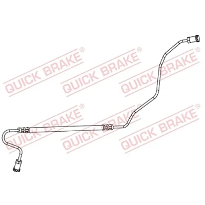 Abbildung von QUICK BRAKE 96.018 Bremsschläuche 650 M10x1 PEUGEOT: 207 CC, Schrägheck, SW, CITROËN: C3 Picasso