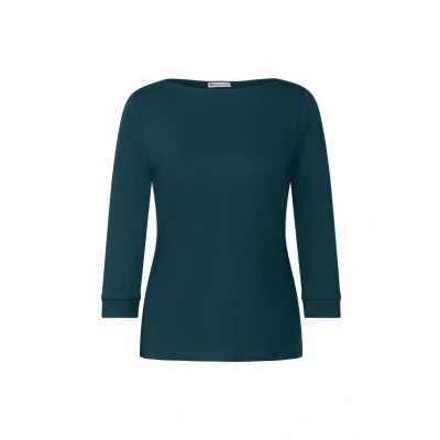 Abbildung von Street One Shirt mit U Boot Ausschnitt Tide Blue 44