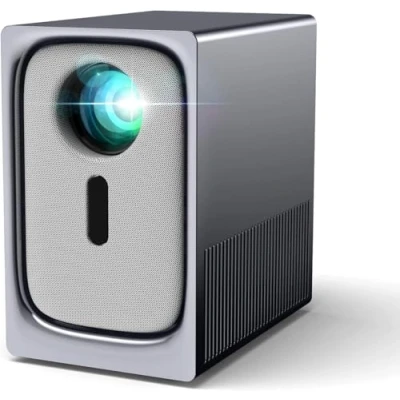 Abbildung von Ctalyn Mini Beamer 4K Heimkino, Projektor Support, Smart Projector TV Portable Video, HD 1080P, 15000 Lumens, Automatische Vertikale Korrektur, Elektrischer Fokus