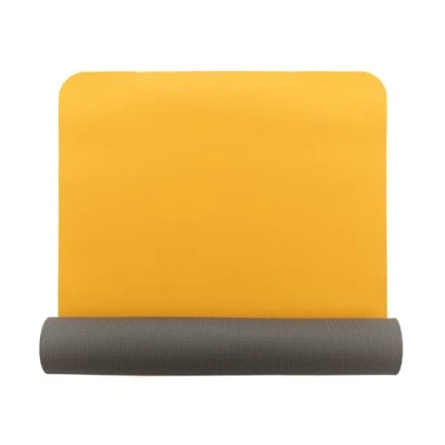 Abbildung von TPE Yogamatte LOTUS PRO gelb/hellgrau