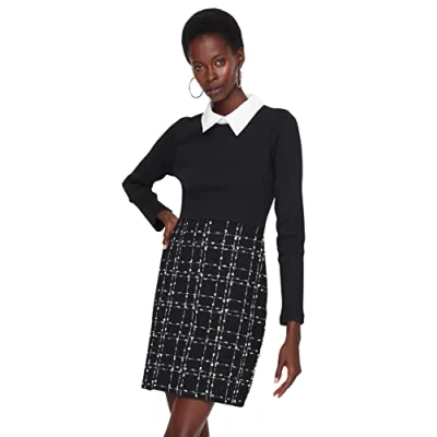 Abbildung von Trendyol Trend Etuikleid, Damen, Größe: 38, Black