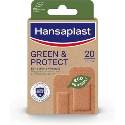 Abbildung von Hansaplast Green &amp; Protect Pflasterstrip 20 St