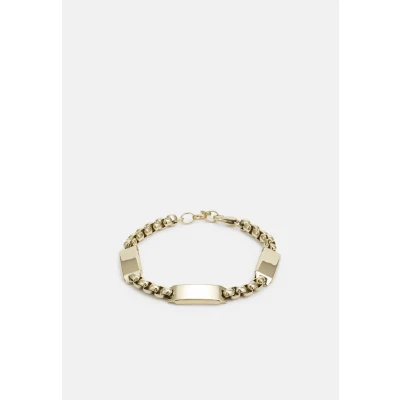 Abbildung von Fossil Drew Herrenarmband aus Edelstahl mit Karabinerverschluss, Dunkelgold