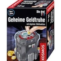 Abbildung von Kosmos Kreativset Die drei ???, Geheime Geldtruhe, Spardose mit digitaler Zählfunktion