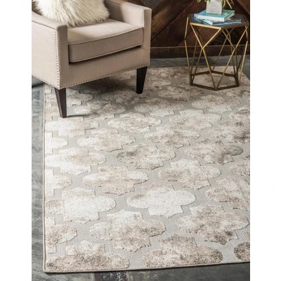 Abbildung von Myflair Möbel &amp; Accessoires Teppich &quot;Outdoor Cloud Crosses&quot;, rechteckig, Flachgewebe, Hoch Tief Effekt, In und Outdoor geeignet