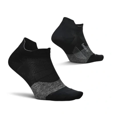 Abbildung von Feetures Elite Ultra Light No Show Socken Gr. XL 47 51, Schwarz, für optimalen Komfort beim Laufen