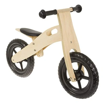 Abbildung von M Wave Sonstige Kinder Holz Kinderlaufrad Lernlaufrad Natur/Schwarz 12 Zoll