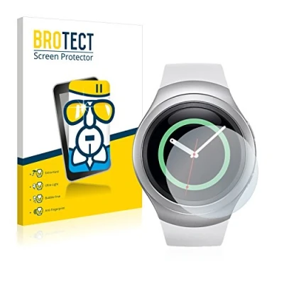 Abbildung von BROTECT Schutzglas für Samsung Gear S2 Schutzfolie Panzer Folie Glas [Extrem Kratzfest 9H, Anti Fingerprint, Ultra Transparent]