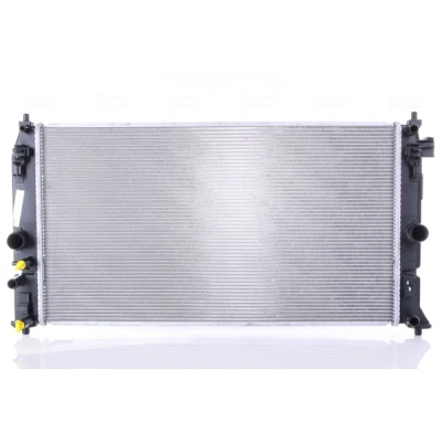 Abbildung von NISSENS 606394 Kühler, Motorkühlung Aluminium 675 376 16 Kühlrippen gelötet TOYOTA: Corolla XII Kombi