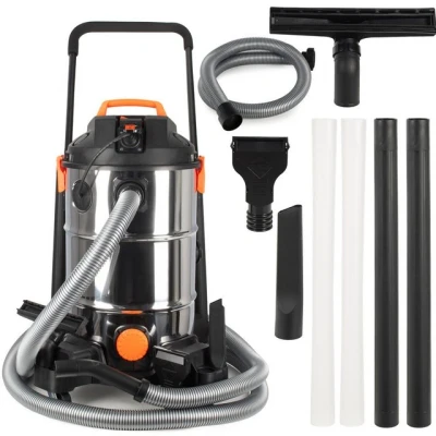 Abbildung von COIL Teichschlammsauger Schlammsauger, Poolreiniger Staubsauger, Teichreiniger, 1400 W, Tank (35l), Saugleistung: 18 KPa, + Entwässerungspumpe 600W