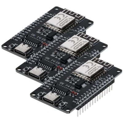 Abbildung von AZDelivery 3X NodeMCU Lolin V3 Module ESP8266 ESP 12F WiFi mit USB C Anschluss Development Board CH340 kompatibel Arduino inklusive E Book!