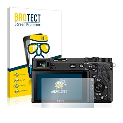 Abbildung von BROTECT Schutzglas für Sony Alpha 6600 Schutzfolie Panzer Folie Glas [Extrem Kratzfest 9H, Anti Fingerprint, Ultra Transparent]
