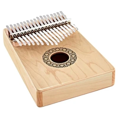 Abbildung von Sonic Energy Schallloch Kalimba C Dur, 17 Töne Ahornholz Für Meditation, Yoga, Percussion Inkl. Zubehör (KL1709H)