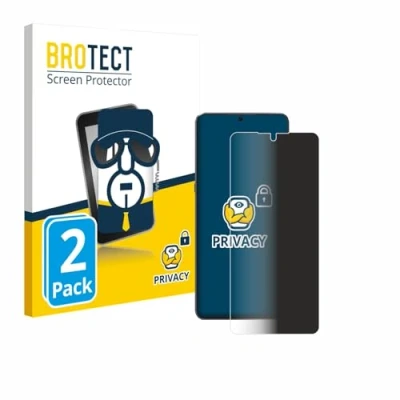 Abbildung von BROTECT (2 Stück Anti Spy Blickschutzfolie für Cubot Max 5 Privacy Screen Protector [Displayschutz Folie, Sichtschutz, Blaulichtfilter]