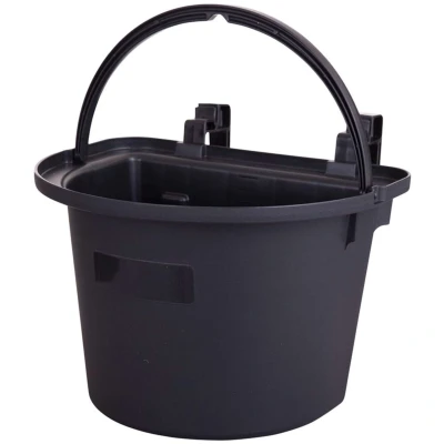 Abbildung von BR Fressnapf Arturo halbrund mit Klammern und Griff 14 ltr L Schwarz