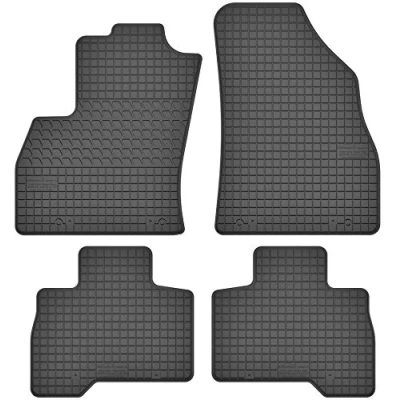Abbildung von Gummimatten Gummi Fußmatten Satz für FIAT Fiorino III/Qubo/Citroen Nemo/Peugeot Bipper (2008 2017) Passgenau