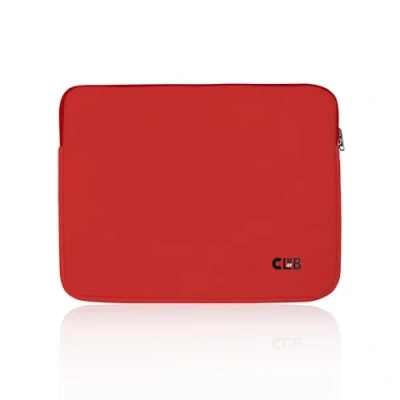 Abbildung von Universal Notebooktasche 14 17 Zoll Tasche Laptop Notebook Case Cover Neopren (ROT, 16/17 Zoll)