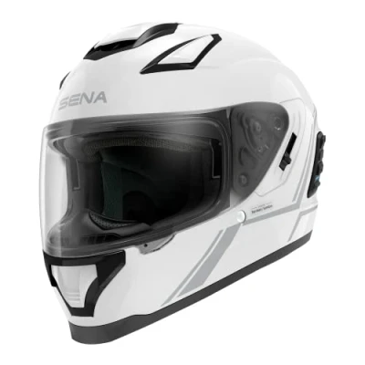 Abbildung von Sena Stryker Glossy White XL Helm