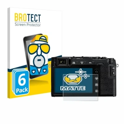 Abbildung von BROTECT Entspiegelungs Schutzfolie für Fujifilm X E3 (6 Stück) Matte Displayschutz Folie, Anti Reflex, Fingerprint
